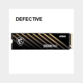 MSI SPATIUM M461 PCIe 4.0 M.2 NVMe 4TB SSD (DEFECTIVE) - 51718/1708 B1 S3/