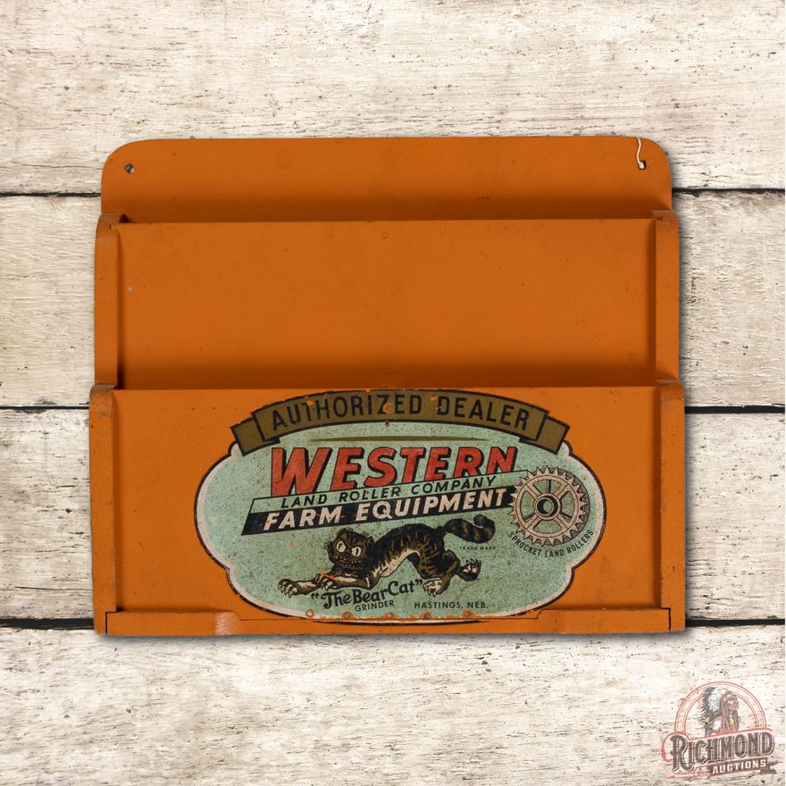 Western Farm Equipment "The Bear Cat" Logo Brochure Stand TAC 8