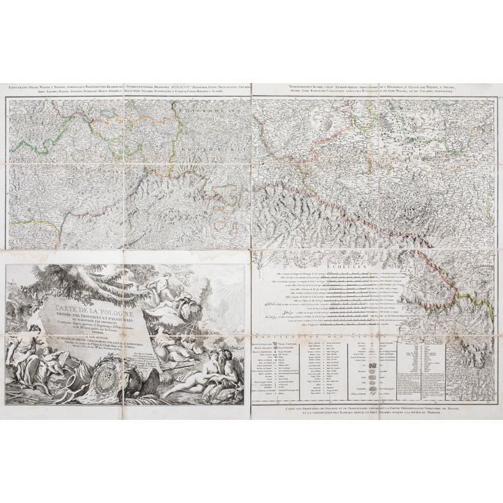 Giovanni Antonio Rizzi-Zannoni | Carte de la Pologne divisée par provinces…