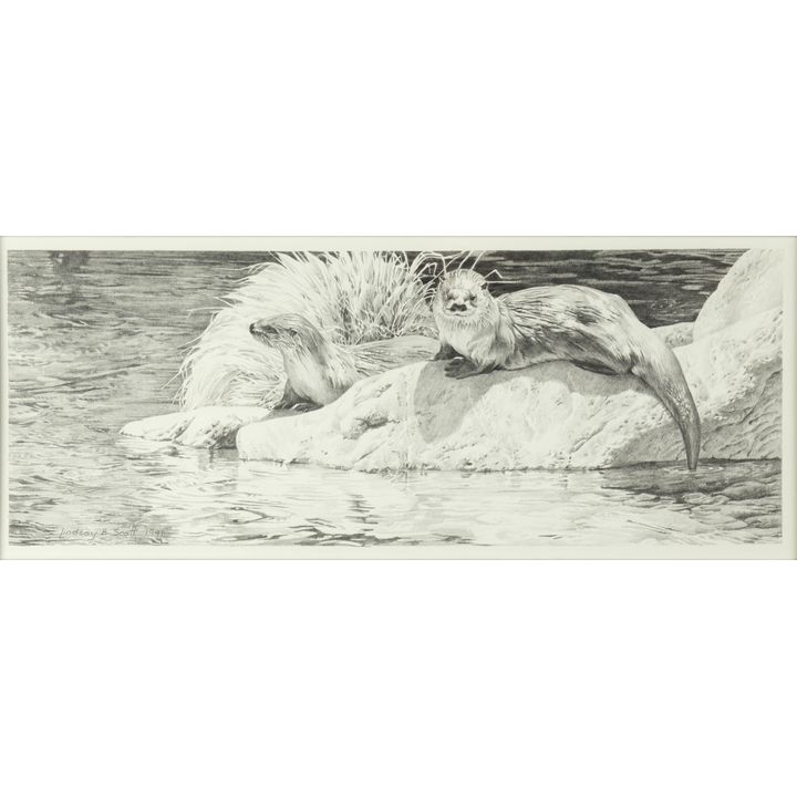 Lindsay Scott (1955- ): Down on the Creek, 1991
