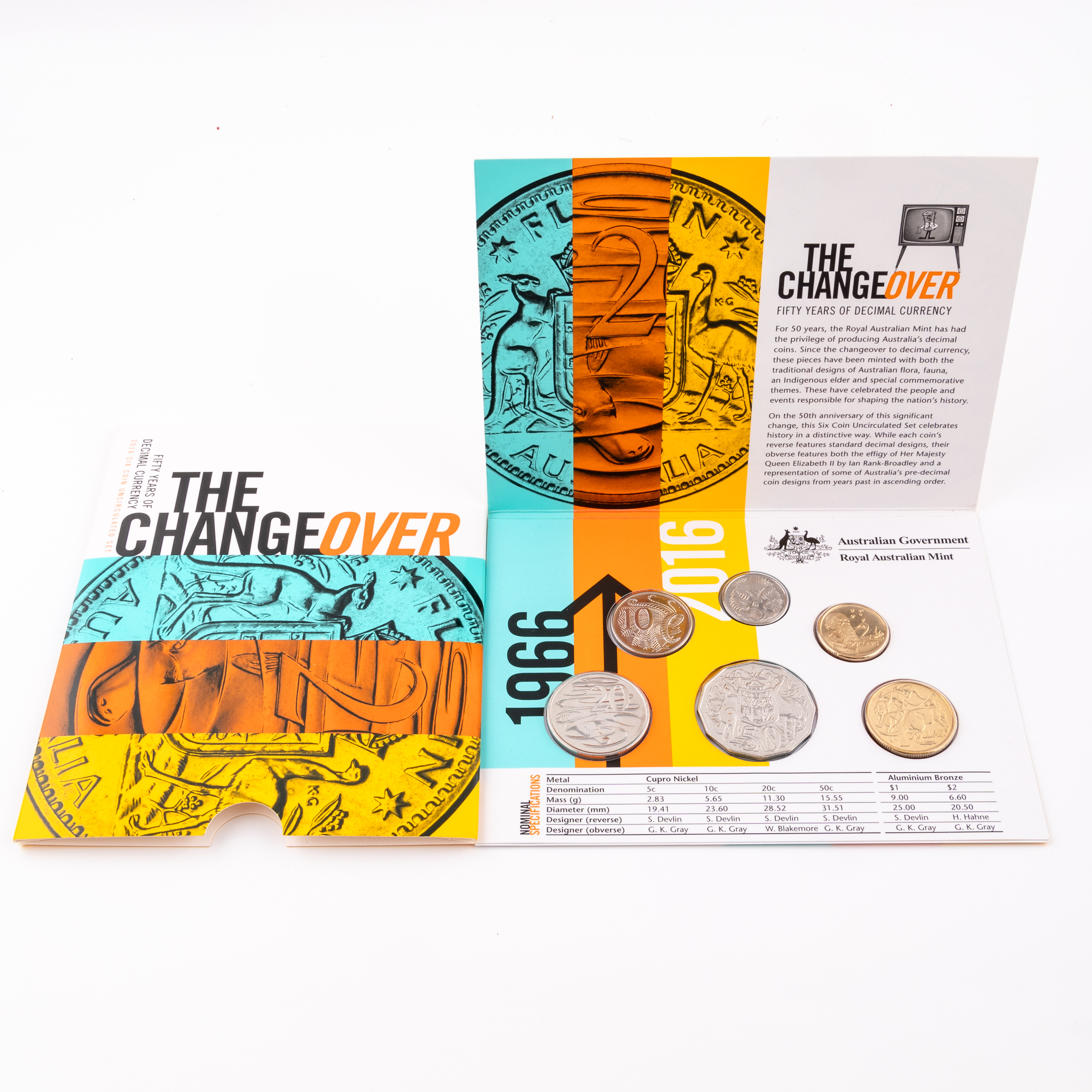 79 · Elizabeth II, The Change Over Mint Set, 2016,  UNC