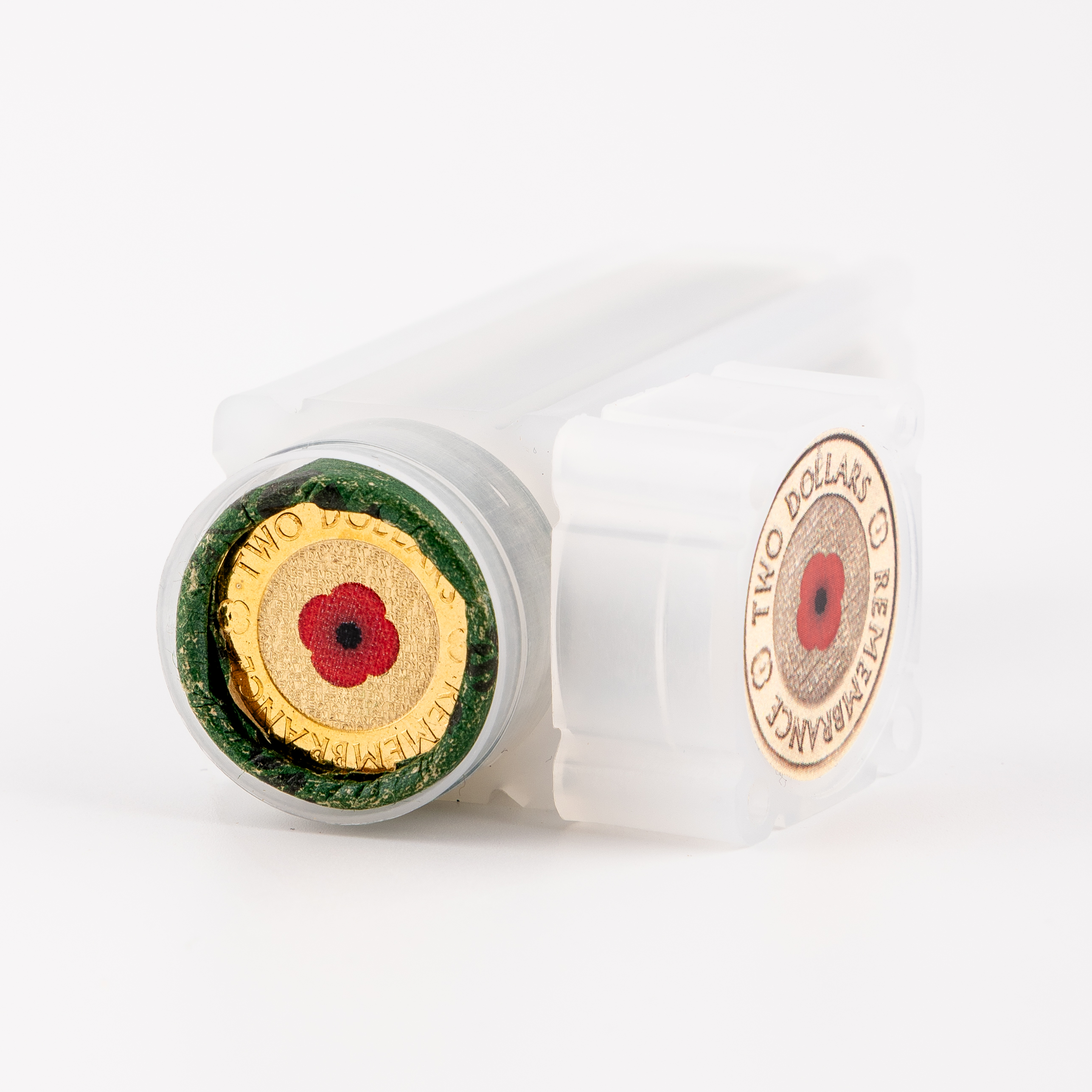 186 · Elizabeth II, Remembrance Day - Red Poppy, Two Dollars, 2012,  UNC