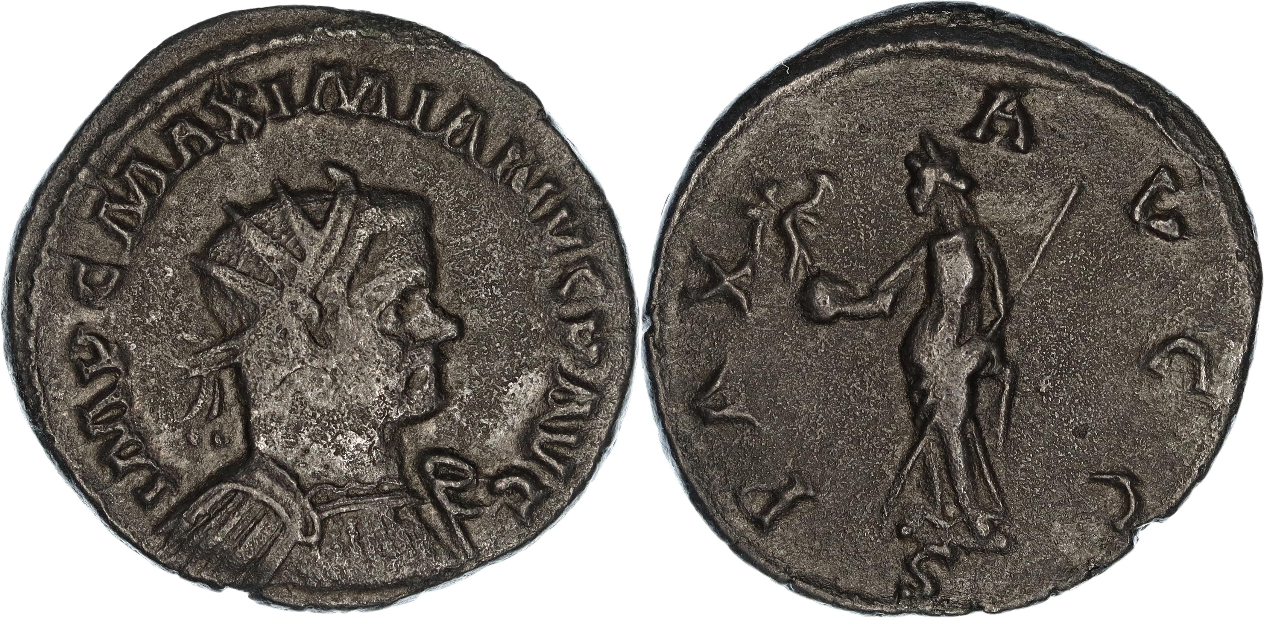 Roman Empire, Maximianus, Æ Follis, 289-290 AD, VF