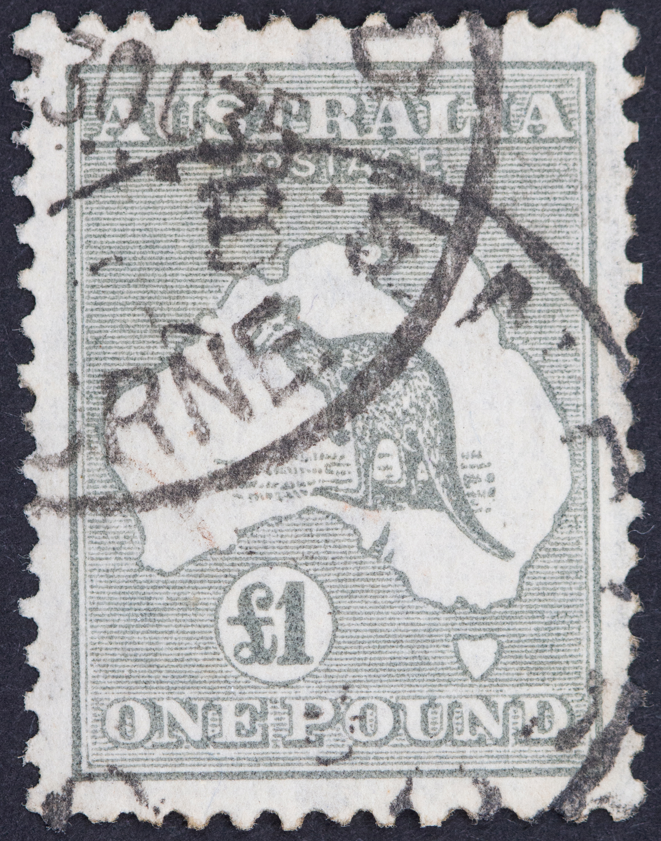 Third Watermark, One Pound, 1924, Fine