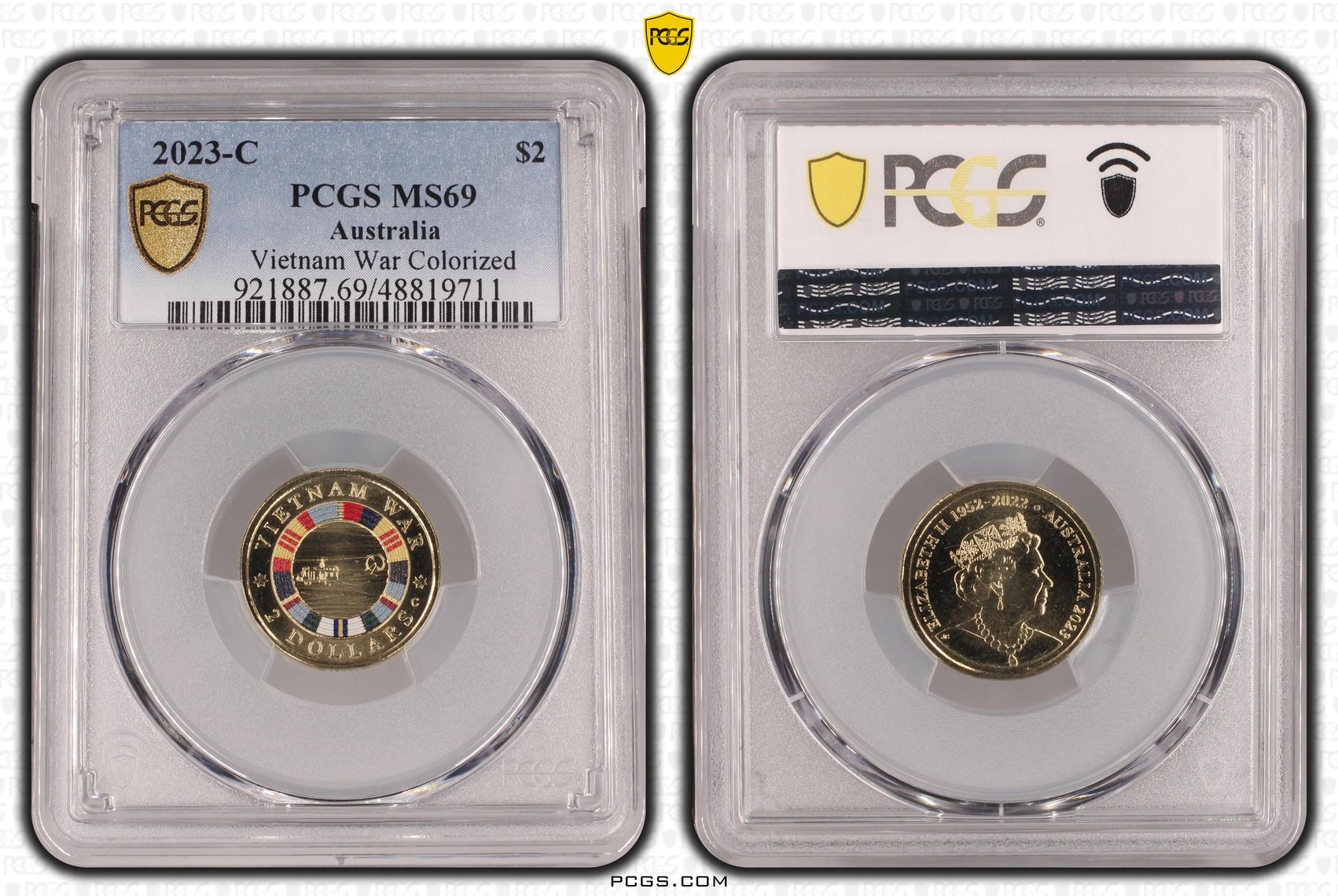 Vietnam War Colorized, Two Dollar, 2023-C, PCGS MS69