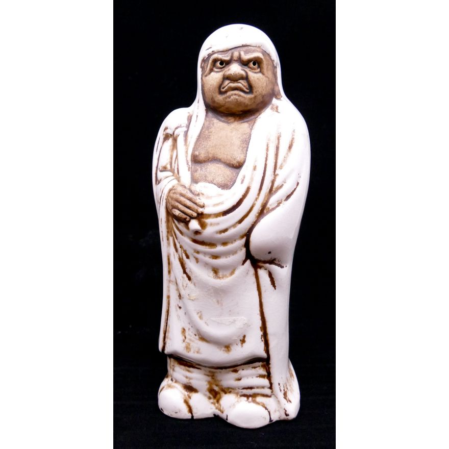 Japanese White Porcelain Daruma Figure- 9''