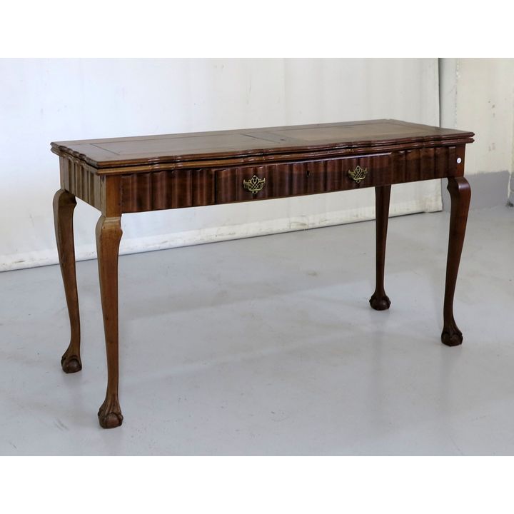 FOLD-OVER ONE-DRAWER SERVER TABLE