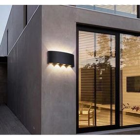 DrLight Modern Indoor Outdoor Double Sided Lighting Wall Light 8 SMD Drlight | USED / NOT TESTED