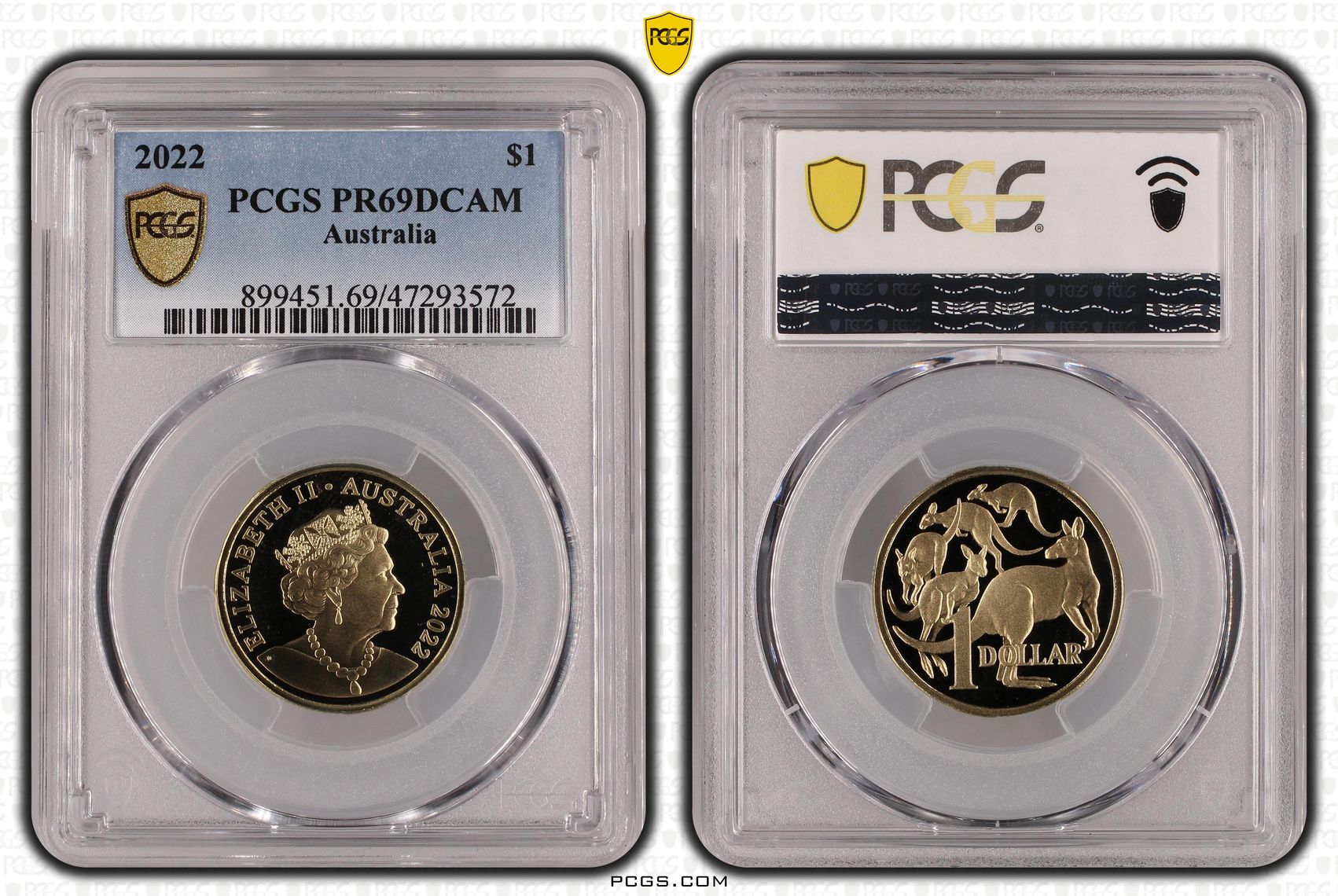 One Dollar, 2022, PCGS PR69DCAM