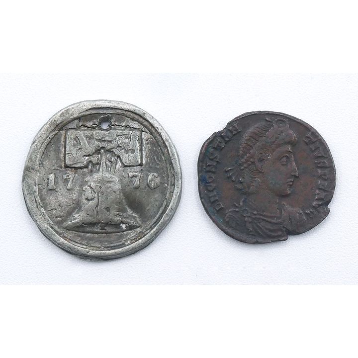 Ancient Roman Constantius II Coin etc.