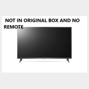LG 50'' UP7500 4K UHD AI ThinQ Smart TV (2021) - Black - NOT IN ORIGINAL BOX AND NO REMOTE | TS 51672/17075 B3 (S3)