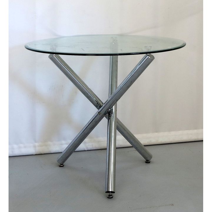 GLASS-TOP CENTRE TABLE