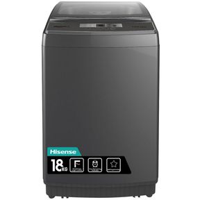 Hisense 18kg Titanium Silver Top Loader Titanium Silver|