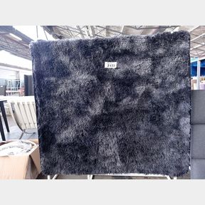 LIGHT RUG FLUFFY CARPET - DARK GREY - 200 L X 150 W CM -
