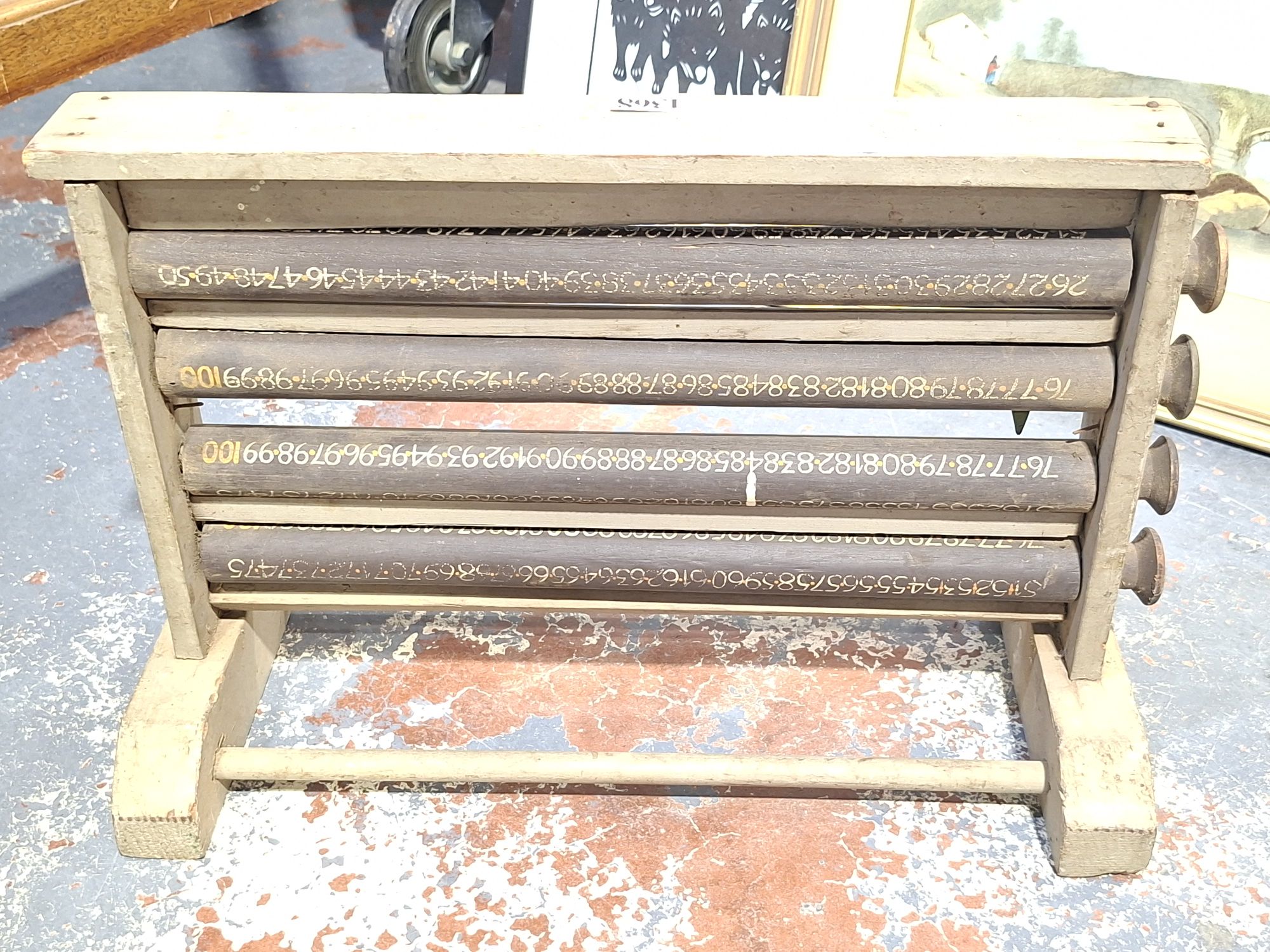 1368 · WOODEN SNOOKER AND BILLIARDS SCOREBOARD