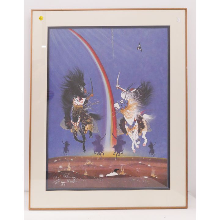 Rance Hood S/N SW Print- Framed 34x29''