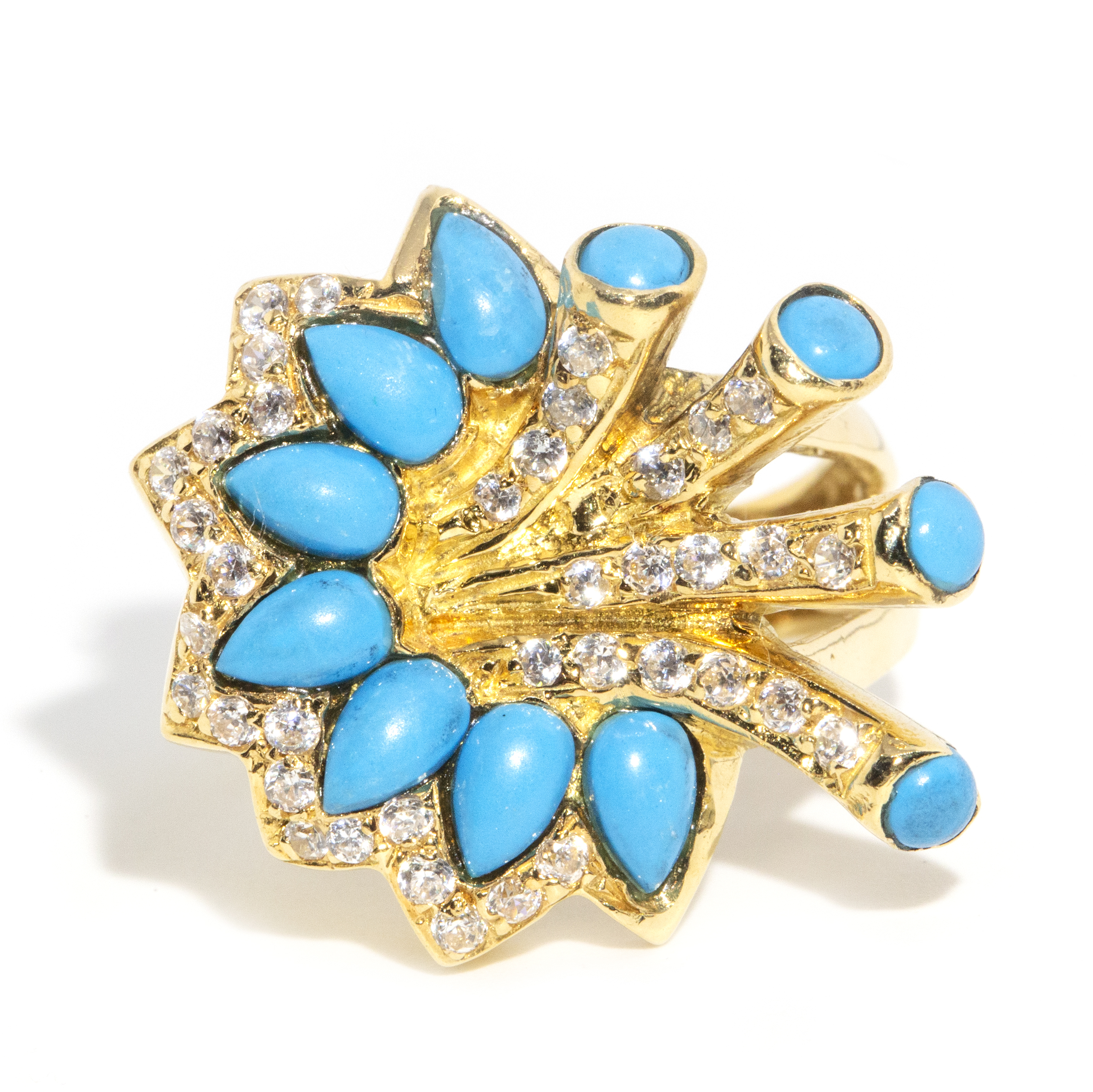 18 Carat Gold Cocktail Ring,