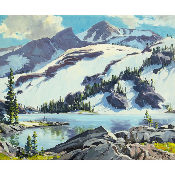 Conrad Schwiering (1916-1986), Turquoise Lake