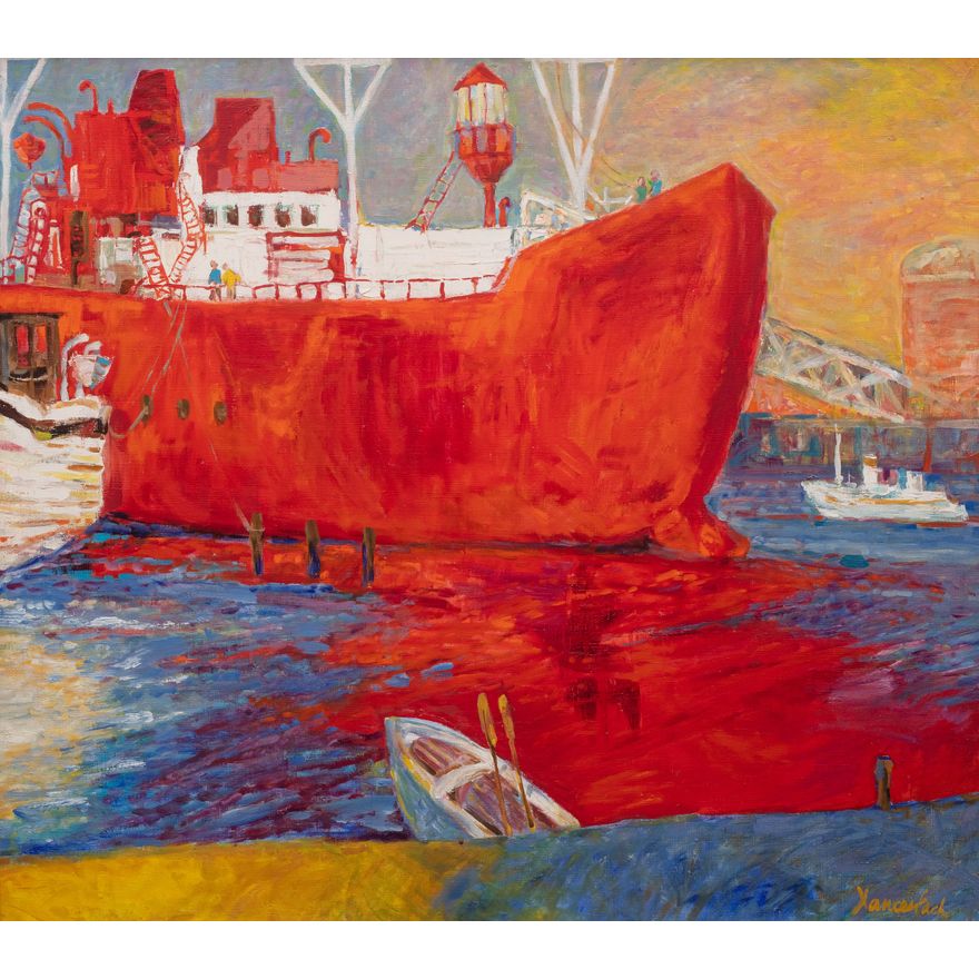 Jan Szancenbach | Statek pożarniczy w Göteborgu VI, 1996 r.