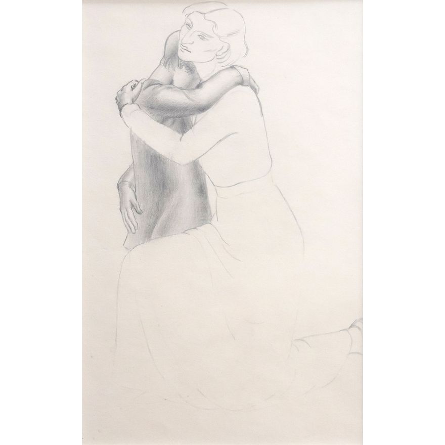 A. Lois White 'Untitled - Mother and Child'