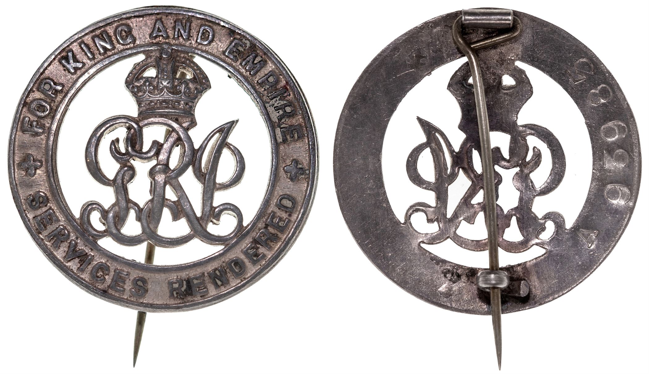 For King And Empire, Badge, 1914,