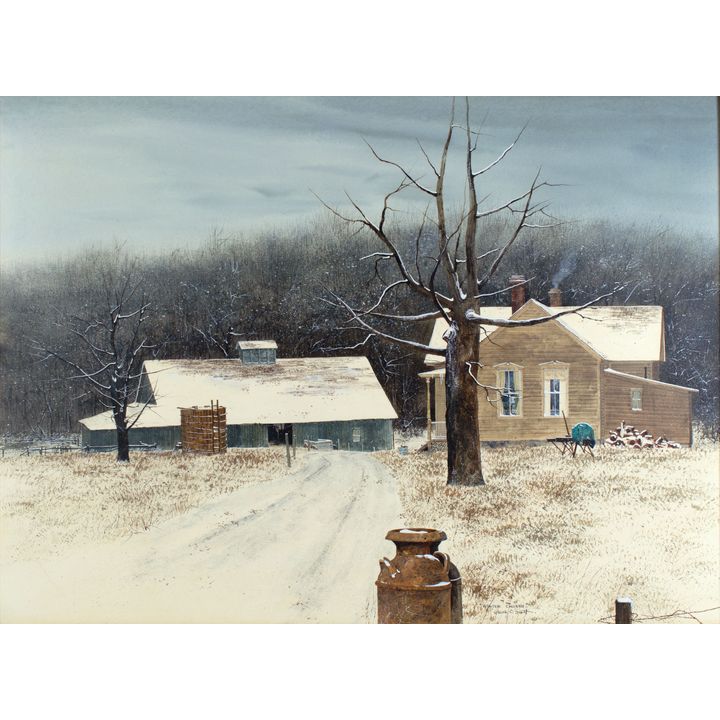 Steven O'Donnell Scott (1938-) Winter Chores
