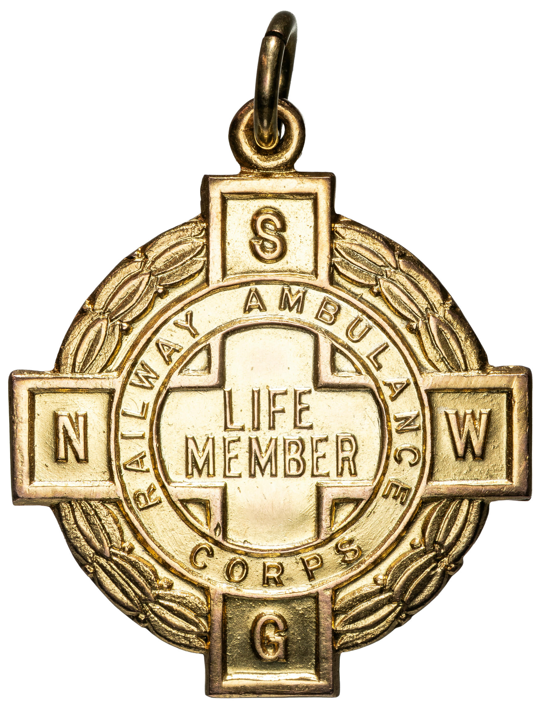 N.S.W. Railway Ambulance Corps - Life Member, 1948, EF