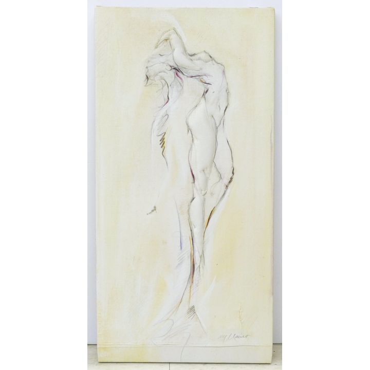 Gary Mauro ''Nude Canvas Relief'' Mixed Media on Canvas
