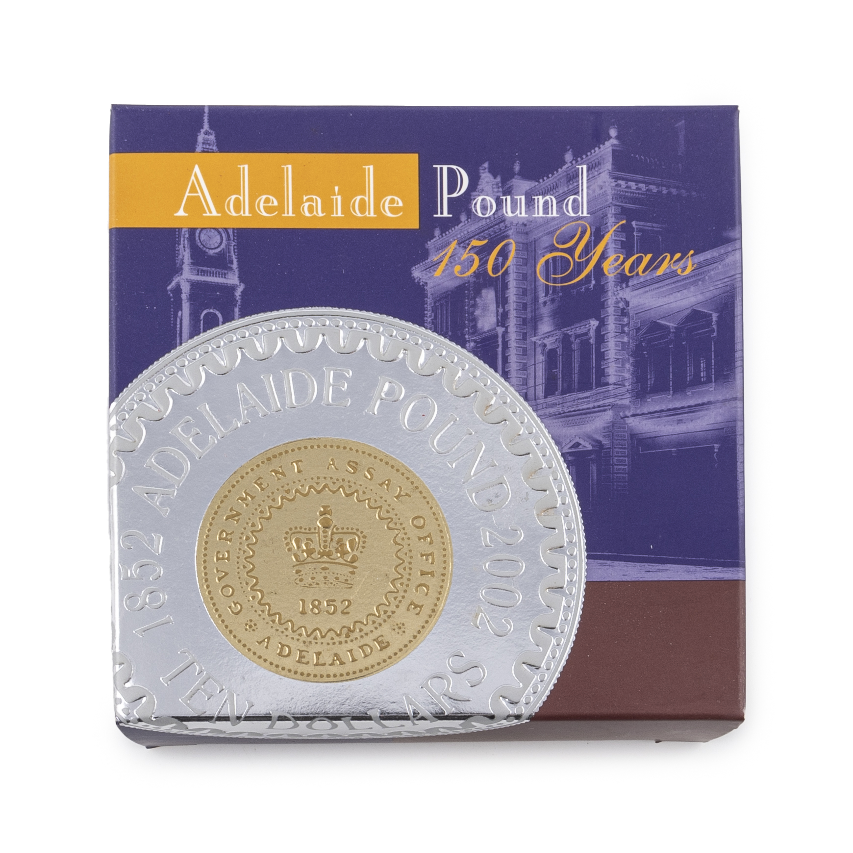66 · Elizabeth II, Adelaide Pound, Silver, Ten Dollar, 2002,  FDC