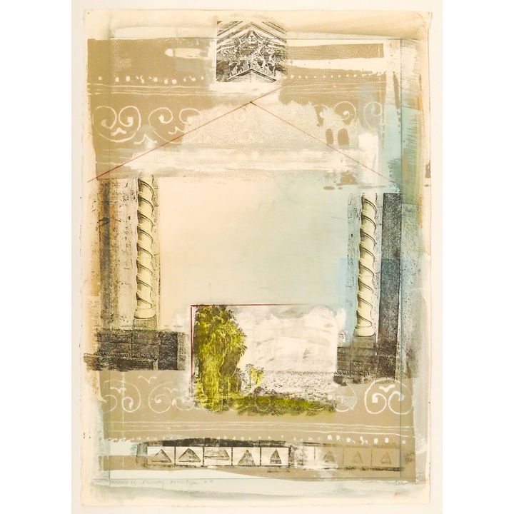 Susan Singleton ''Frescoes of Memory Monotype #15''
