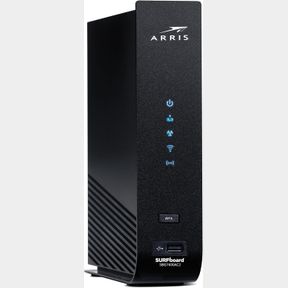ARRIS SURFBOARD SBG7400AC2 24X8 DOCSIS 3.0 CABLE MODEM / AC2350 WI-FI ROUTER / MCAFEE WHOLE HOME INTERNET PROTECTION- BLACK