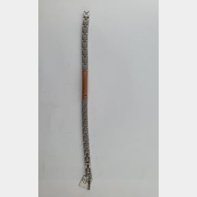TSAR STAINLESS STEAL CZ BRACELET - 51929/11854