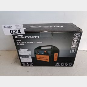 CONTI 300W POWER STATION | LITHIUM | DC- AC- USB | 298 WH | CI-300A