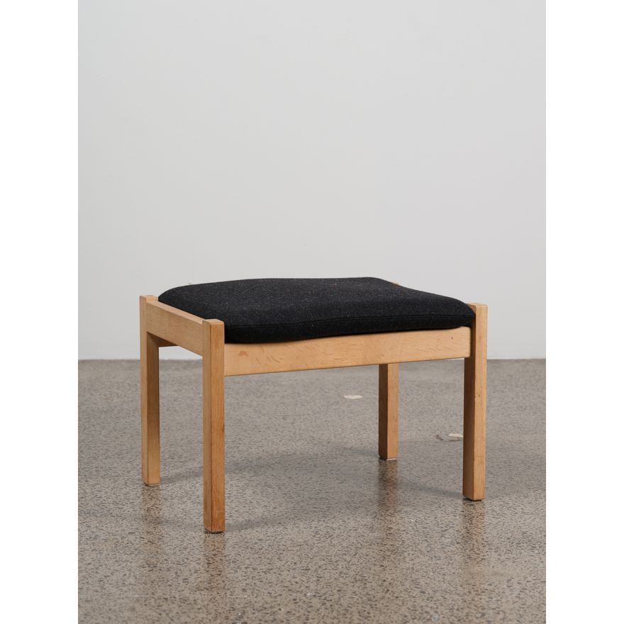 Hans Wegner for Getama of Denmark - A soap-washed oak ottoman or footstool, Model ‘GE 284S’