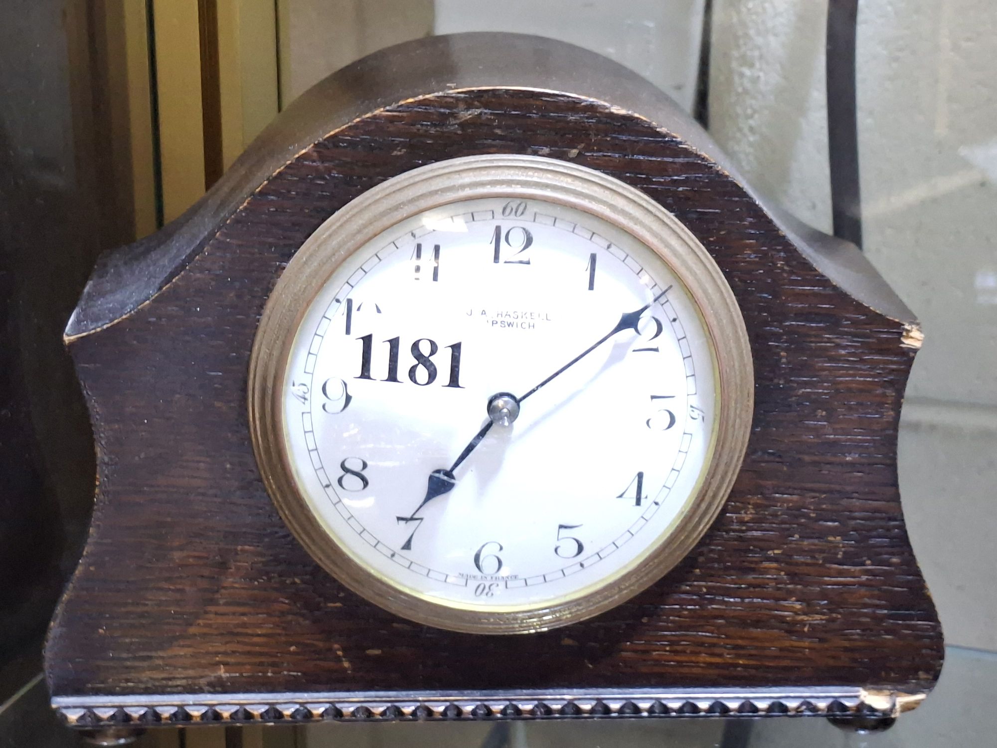 1181 · FRENCH ART DECO MANTLE CLOCK