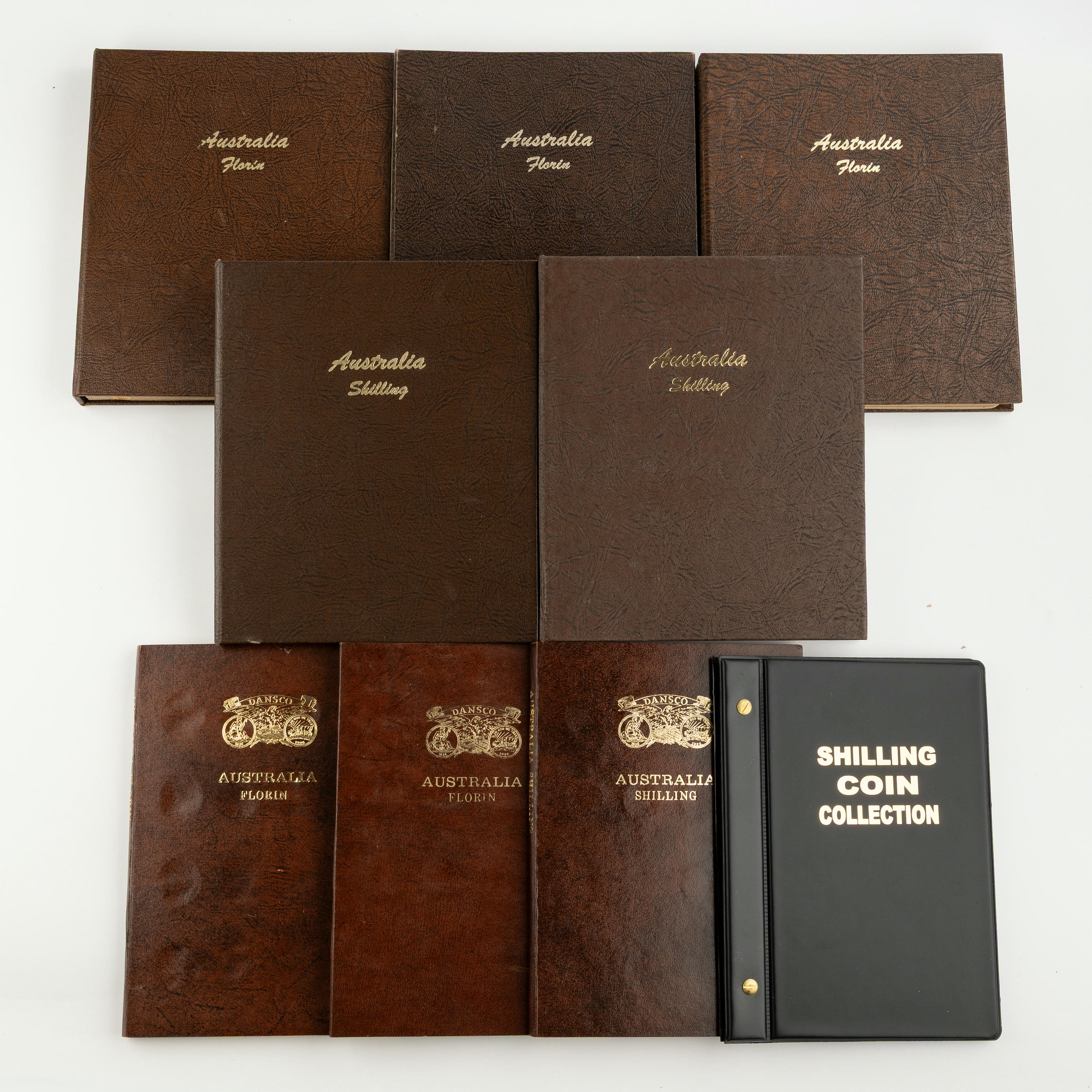 112 · Dansco Albums, Shilling - Florin, 1910 - 1963