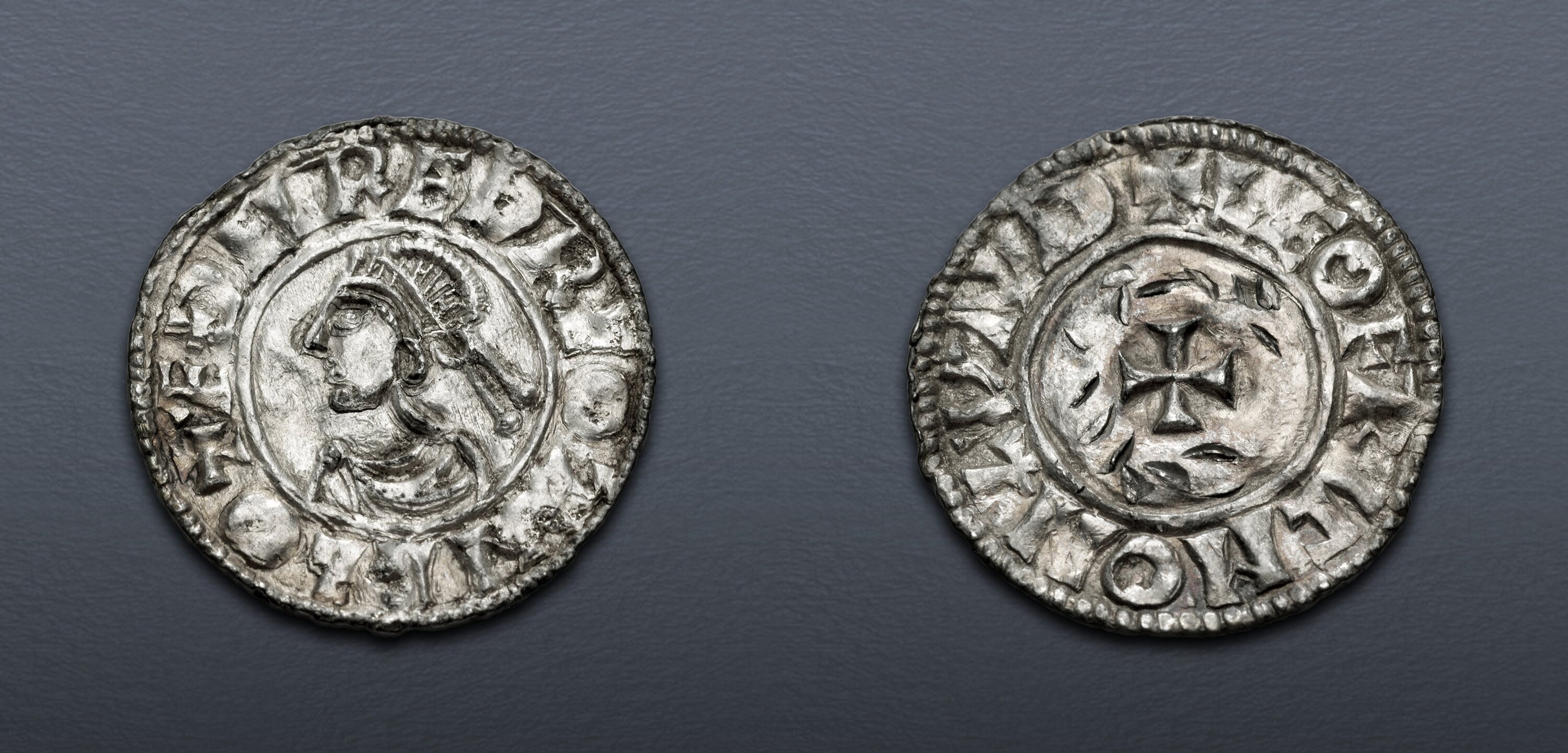 ANGLO-SAXON, Kings of All England. Æthelred II. 978-1016. AR Penny ...