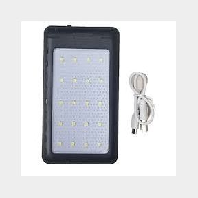51712/10705 SOLAR POWER BANK PHONE CHARGER 15000 mAh ASSORTED COLOURS B1 (S8)