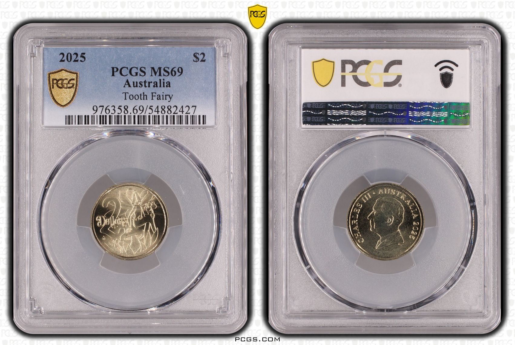 Tooth Fairy, Two Dollar, 2025, PCGS MS69