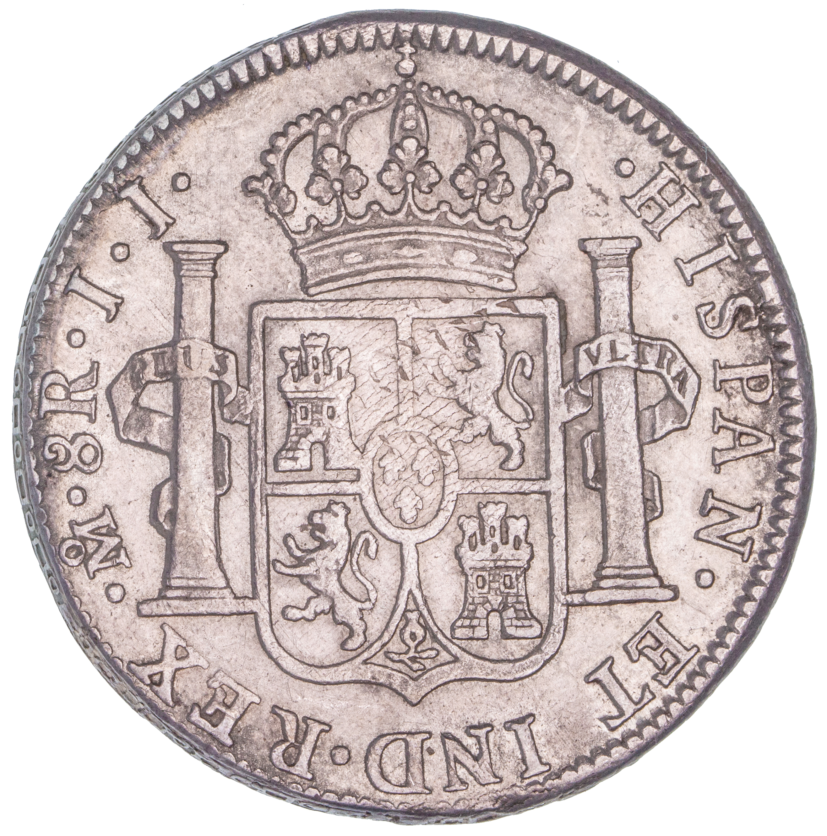Mexico, Ferdinand VII, Eight Reales, 1820-JJ, VF