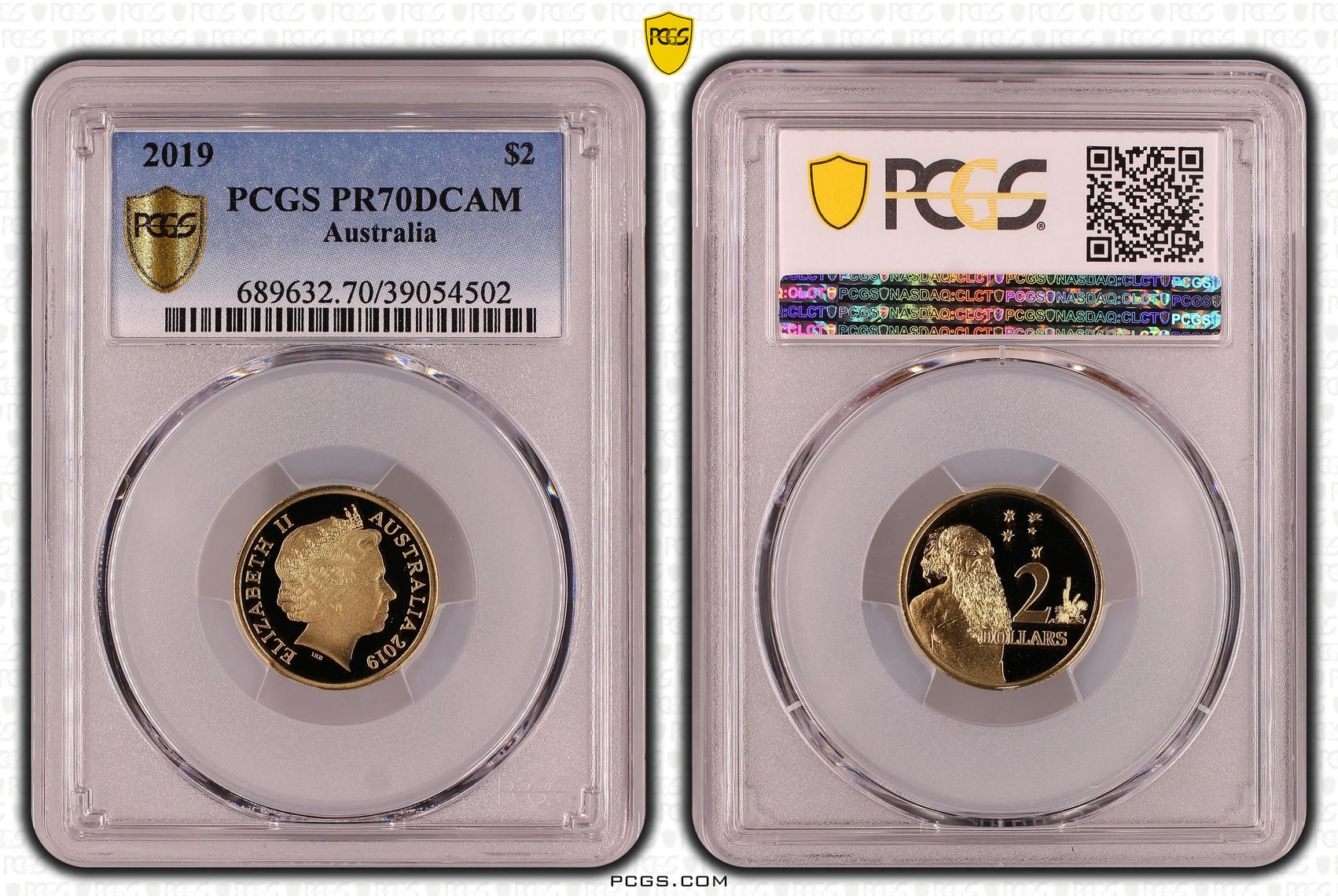 2019 Australia Two Dollar, $2 PCGS - PR70DCAM POP 35/0 -502