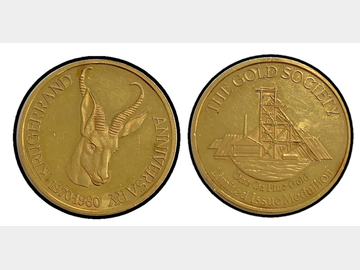 1970-1980 ANNIVERSARY KRUGERRAND GOLD MEDALLION
