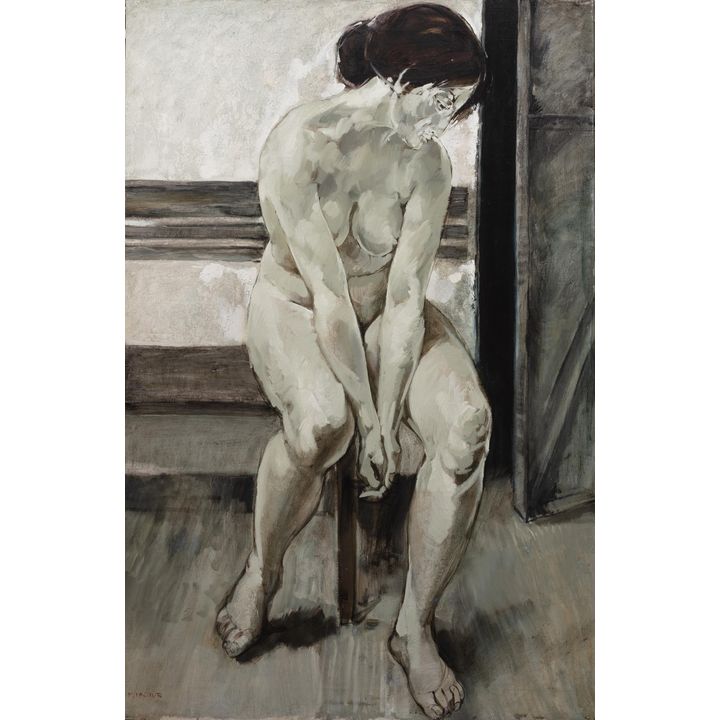 Maciej Lachur | Akt siedzącej, lata 1986–88