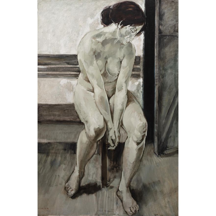 Maciej Lachur | Akt siedzącej, lata 1986–88
