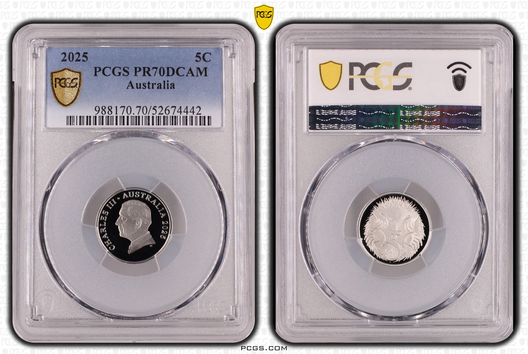 Five Cent, 2025, PCGS PR70DCAM