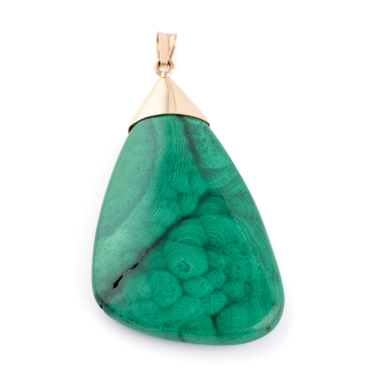 270 · Malachite Pendant 9ct Gold