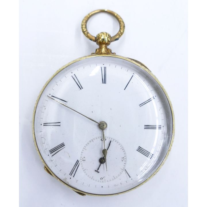Antique 18k Key Wind Pocket Watch