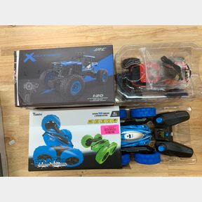 TOY CARS JJRIC X CLIMBER TRUCK & STUNT CAR DOUBLE SIDE ROLL