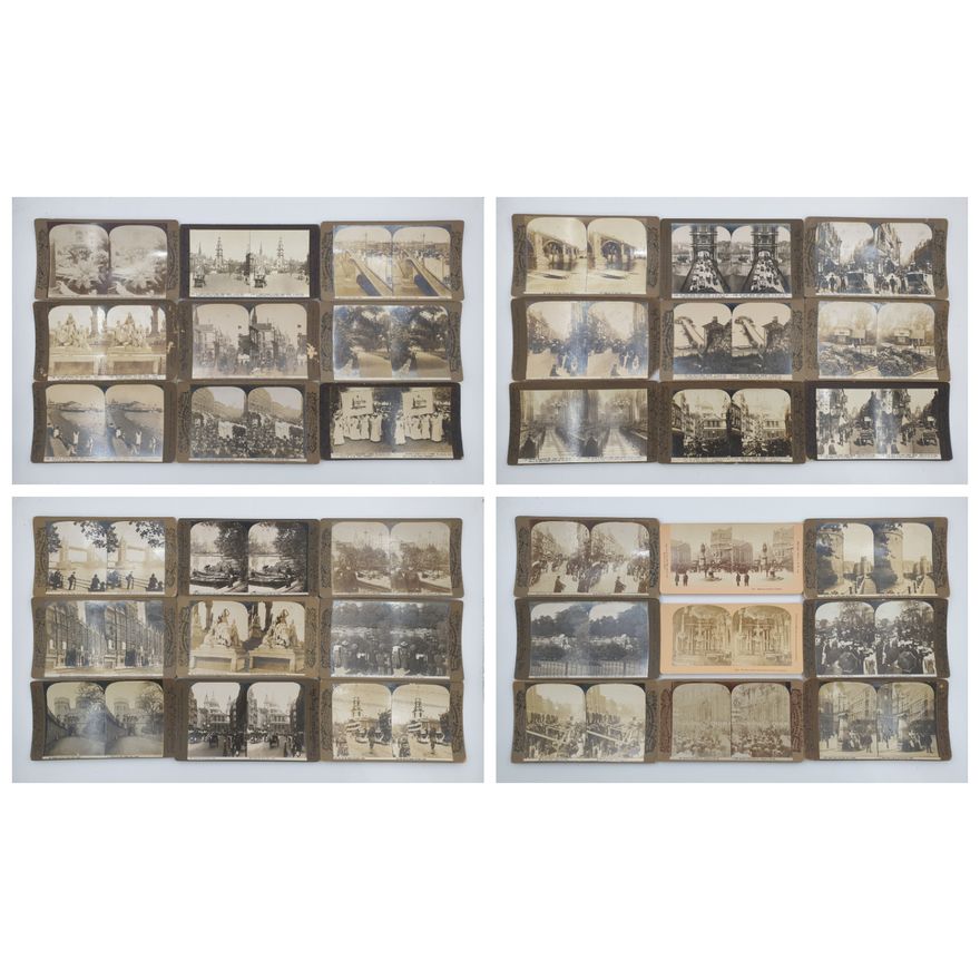 Stereograph Cards - London (x36)