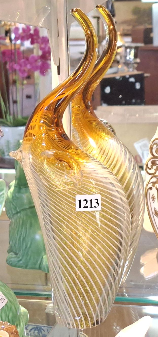 1213 · ART GLASS ELEPHANT